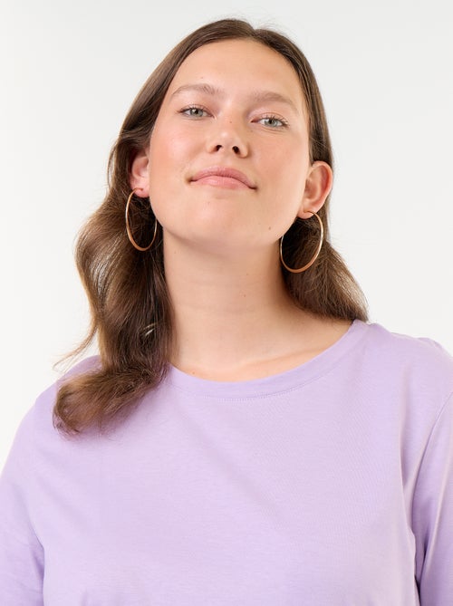 T-shirt van jerseystof met korte mouwen - Kiabi T-shirt van jerseystof met korte mouwen - Kiabi