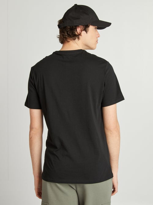 T-shirt van jerseystof met print - Kiabi