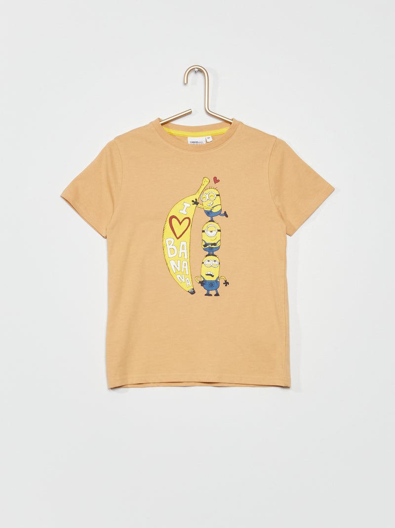 T-shirt van jerseystof 'The Minions' BIEGE - Kiabi
