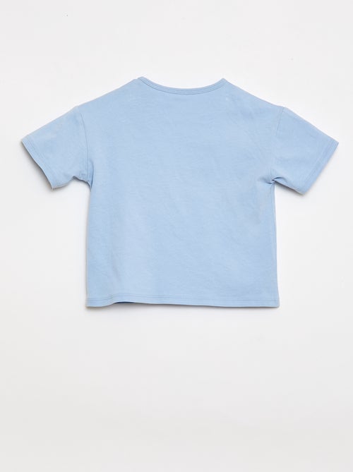 T-shirt van jerseytricot met hartpatch - Kiabi