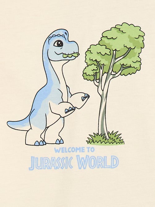 T-shirt van jerseytricot met 'Jurassic World'-print - Kiabi