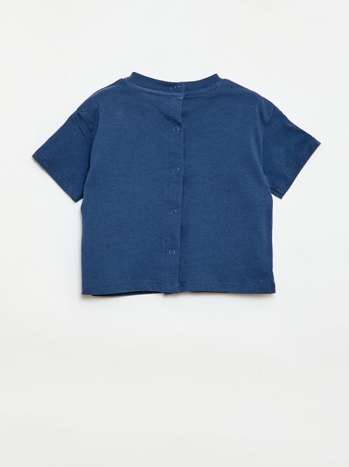 T-shirt van jerseytricot met 'Jurassic World'-print - Kiabi
