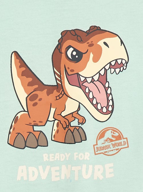 T-shirt van jerseytricot met 'Jurassic World'-print - Kiabi