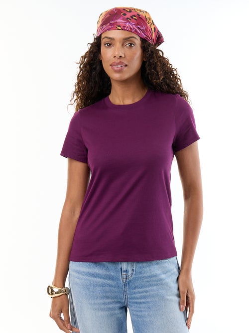 T-shirt van jerseytricot met korte mouwen - Kiabi T-shirt van jerseytricot met korte mouwen - Kiabi