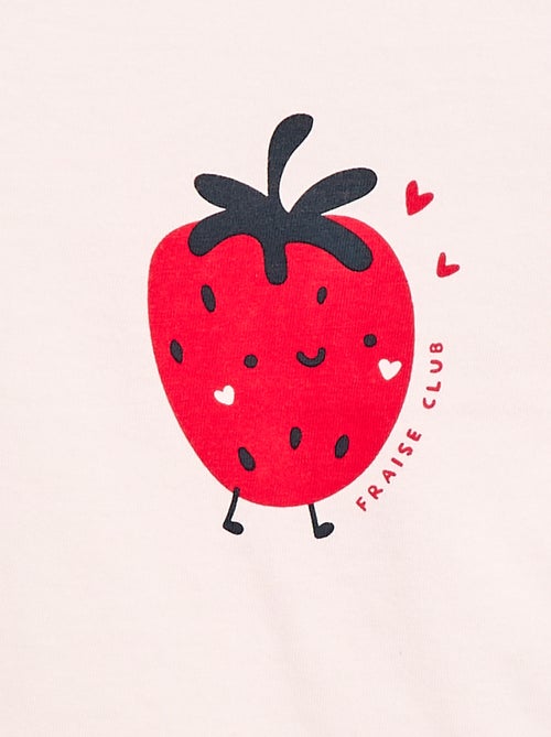 T-shirt van jerseytricot met korte mouwen - Kiabi