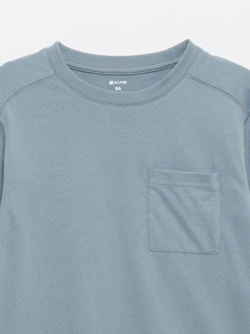 T-shirt van jerseytricot met lange mouwen - Kiabi T-shirt van jerseytricot met lange mouwen - Kiabi