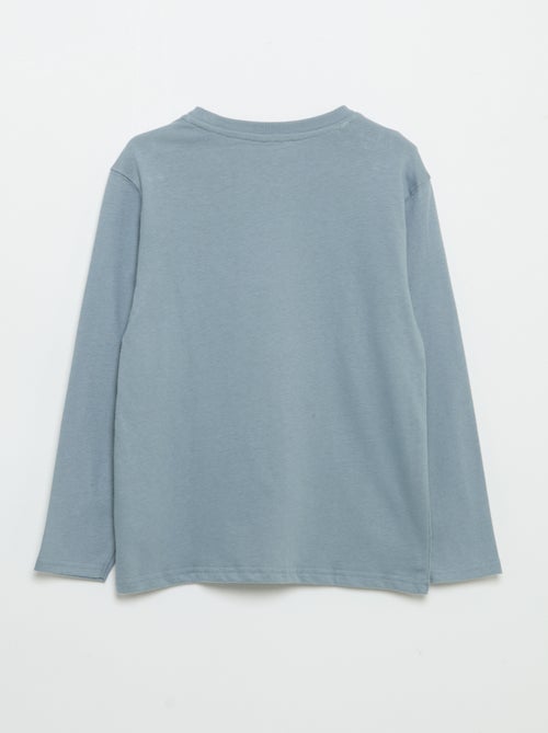 T-shirt van jerseytricot met lange mouwen - Kiabi T-shirt van jerseytricot met lange mouwen - Kiabi