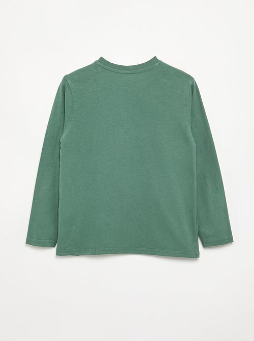T-shirt van jerseytricot met lange mouwen - Kiabi T-shirt van jerseytricot met lange mouwen - Kiabi