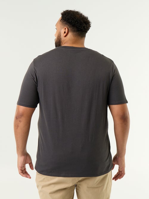 T-shirt van jerseytricot met print en korte mouwen - Kiabi T-shirt van jerseytricot met print en korte mouwen - Kiabi