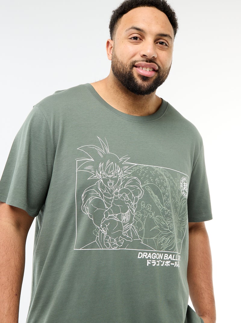 T-shirt van katoen 'Dragon Ball Super' Blauw - Kiabi