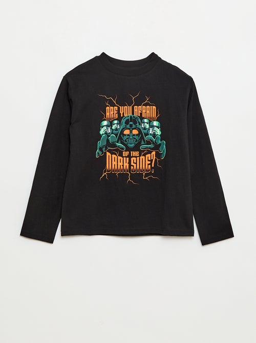 T-shirt van katoenen jerseystof 'Halloween' Star Wars' - Kiabi