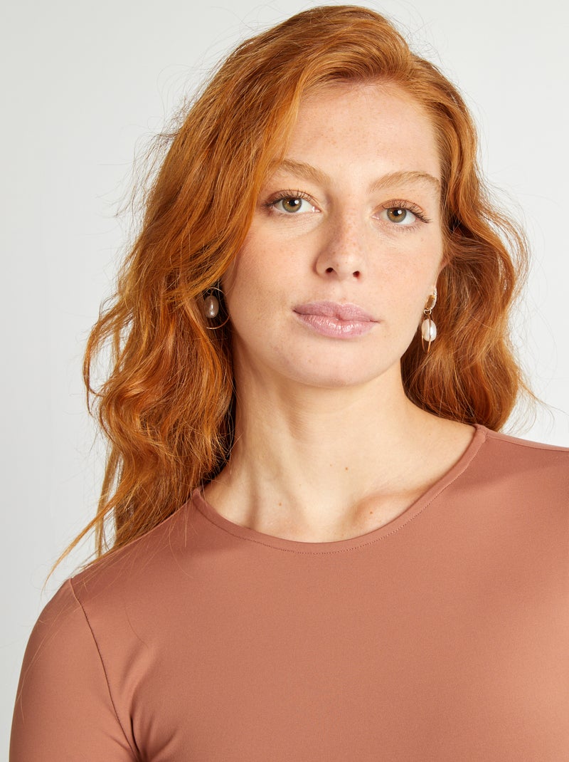 T-shirt van microvezel ROSE - Kiabi