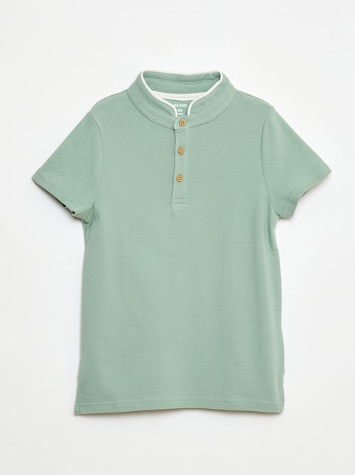 T-shirt van piquétricot - Kiabi