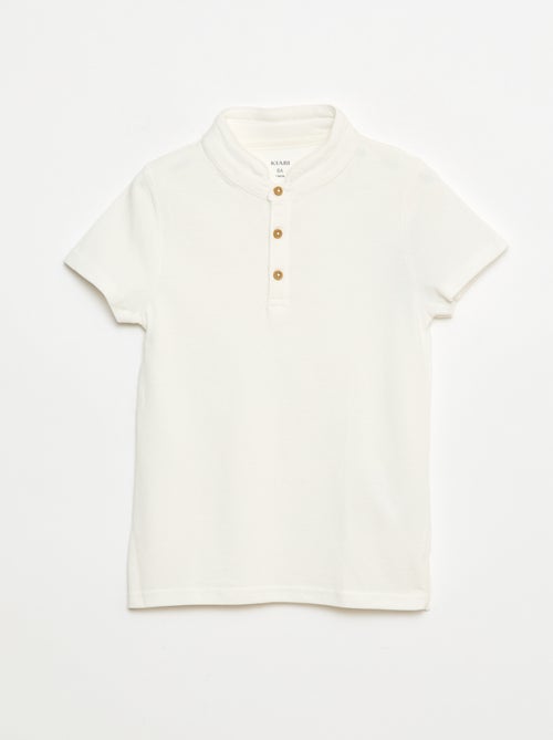 T-shirt van piquétricot - Kiabi