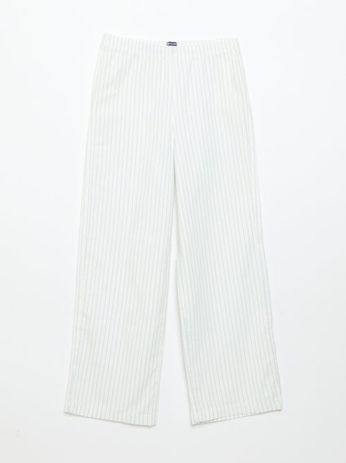 T-shirt van pointelle-breisel met lange mouwen - Kiabi T-shirt van pointelle-breisel met lange mouwen - Kiabi