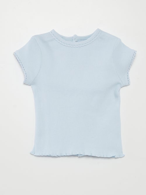 T-shirt van ribtricot - Kiabi