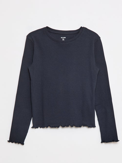 T-shirt van ribtricot - Kiabi