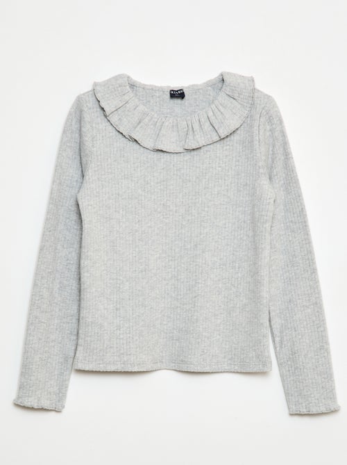 T-shirt van ribtricot - Kiabi