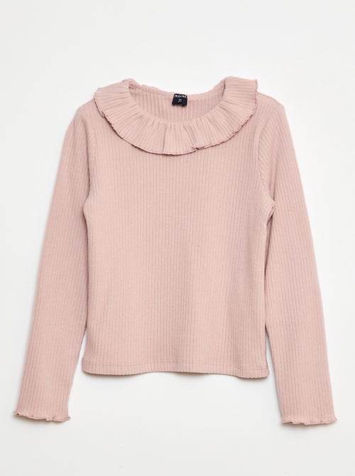 T-shirt van ribtricot - Kiabi