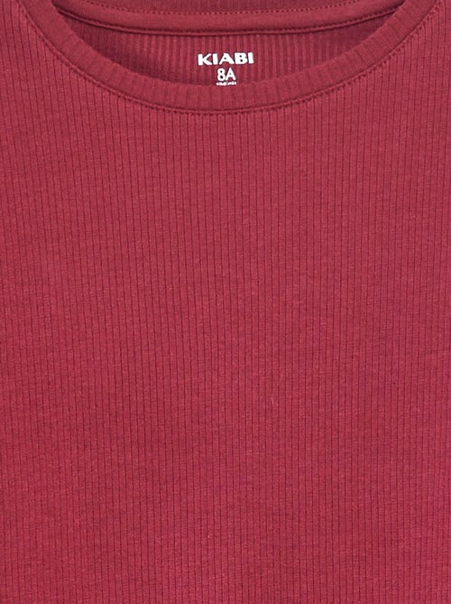 T-shirt van ribtricot - Kiabi