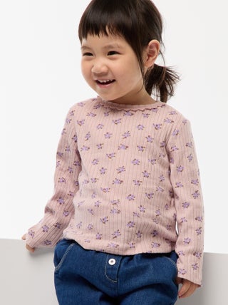 T-shirt van ribtricot