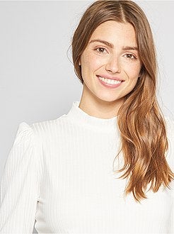 T-shirt van ribtricot - Kiabi