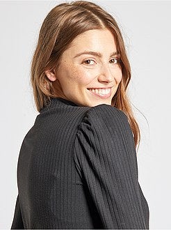 T-shirt van ribtricot - Kiabi