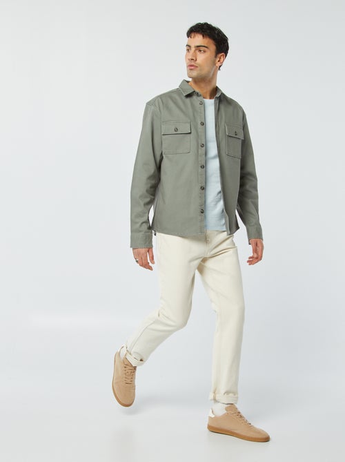 T-shirt van seersucker - Kiabi