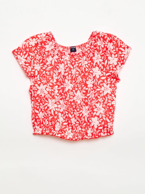 T-shirt van stretchjersey - Kiabi