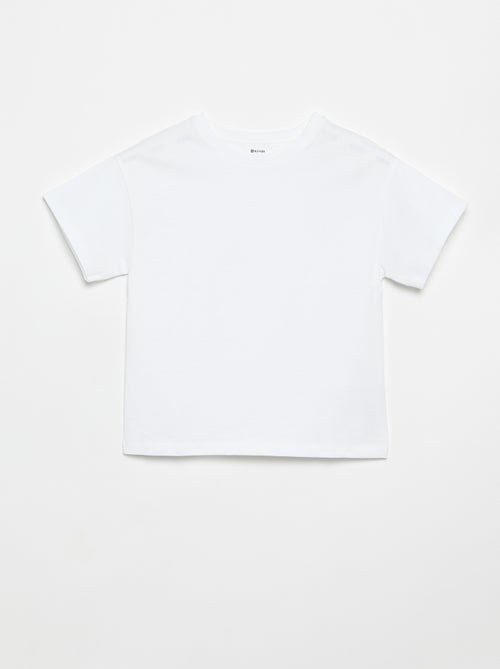 T-shirt van Tough Cotton met korte mouwen - Kiabi