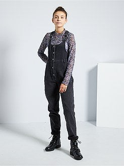 T-shirt van voile met bloemenprint - Kiabi