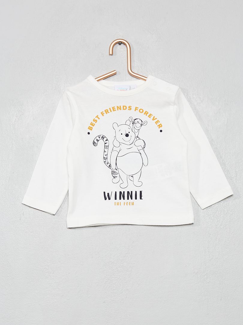 T-shirt van 'Winnie de Poeh’ WIT - Kiabi