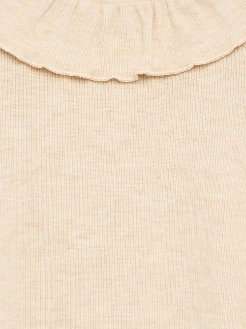 T-shirt van zachte doudou-stof - gemakkelijk aan te trekken collectie - Kiabi