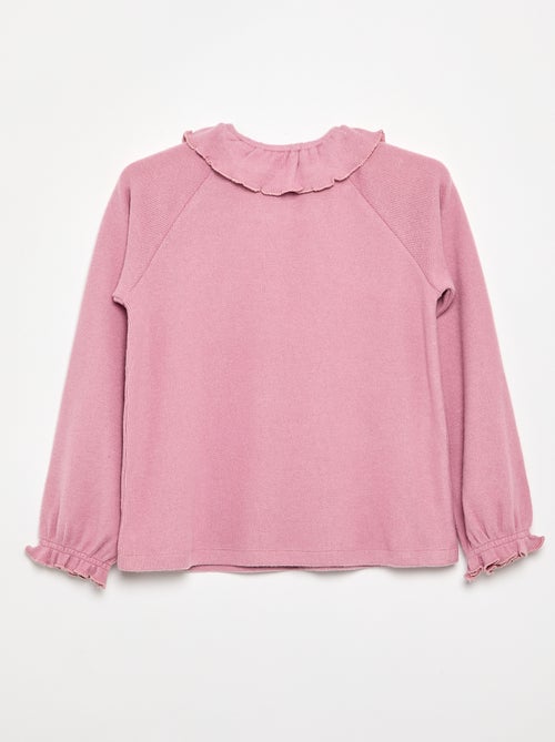T-shirt van zachte doudou-stof - gemakkelijk aan te trekken collectie - Kiabi