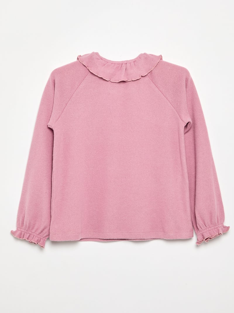 T-shirt van zachte doudou-stof - gemakkelijk aan te trekken collectie Rose - Kiabi