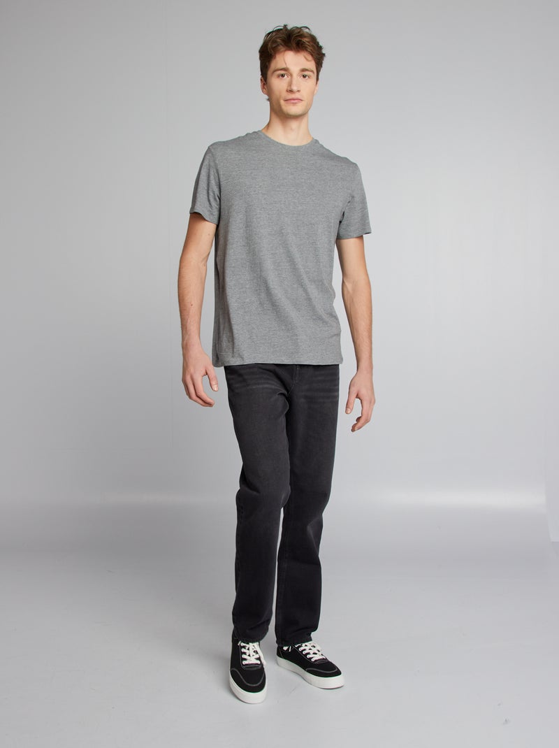 T-shirt van zuiver katoen +1m90 GRIJS - Kiabi