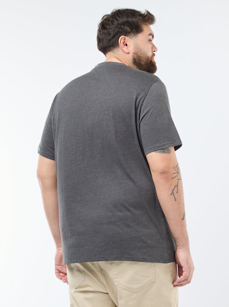 T-shirt van zuiver katoen GRIJS - Kiabi