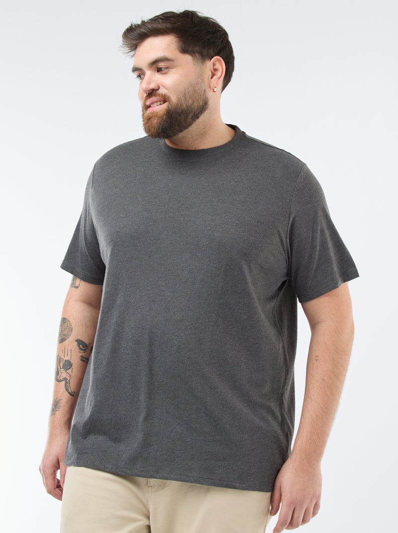 T-shirt van zuiver katoen GRIJS - Kiabi