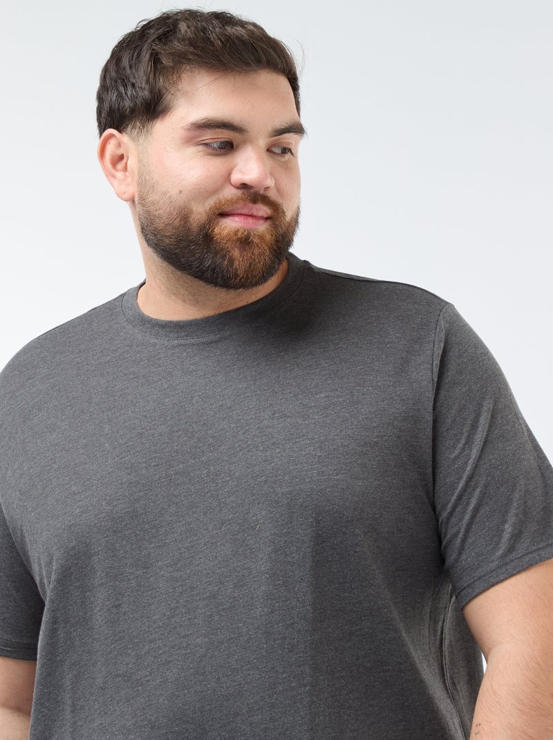 T-shirt van zuiver katoen GRIJS - Kiabi