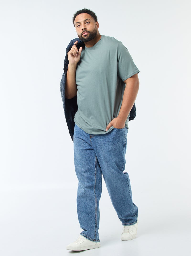 T-shirt van zuiver katoen Groen - Kiabi