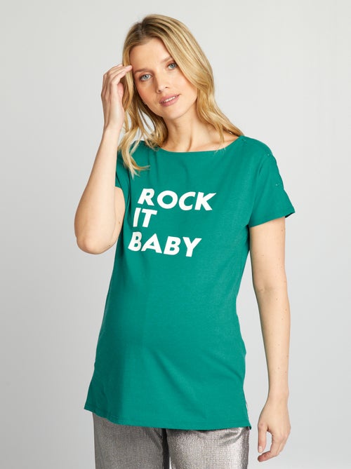 T-shirt voor zwangerschap en borstvoeding - Kiabi