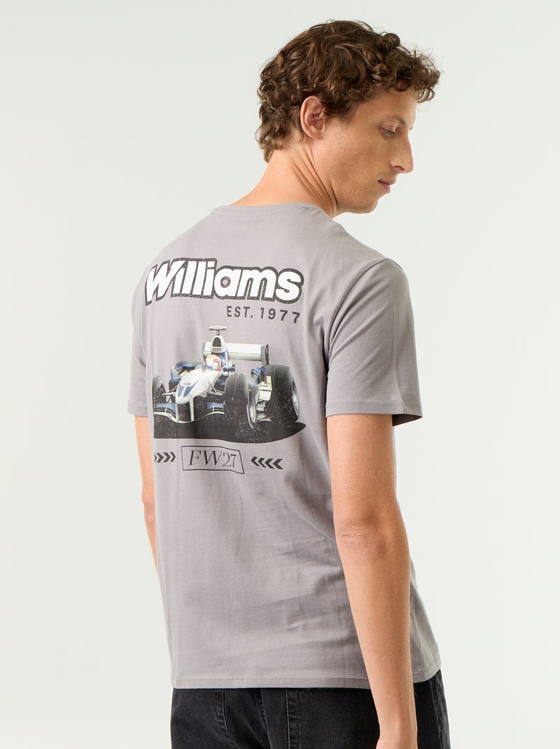 T-shirt 'Williams Racing' met korte mouwen Grijs - Kiabi