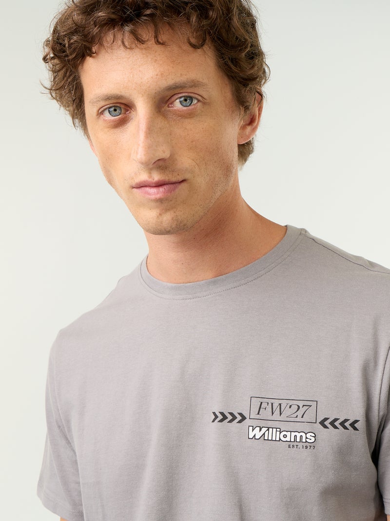 T-shirt 'Williams Racing' met korte mouwen Grijs - Kiabi