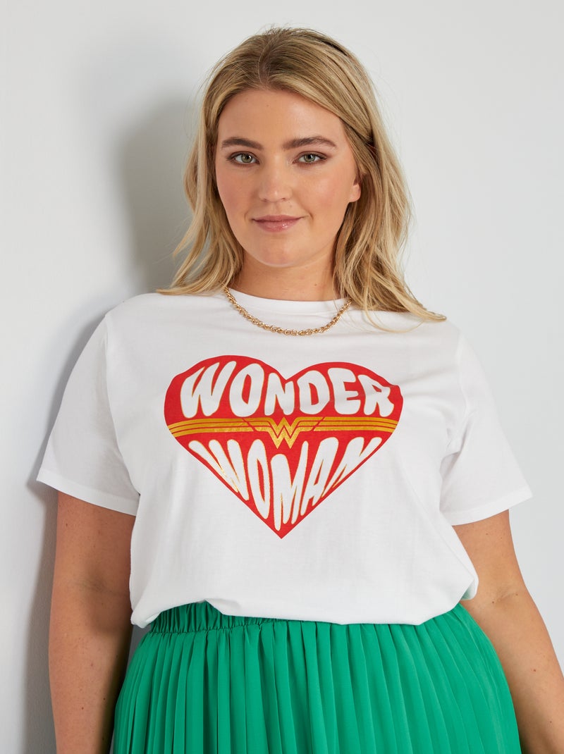 T-shirt 'Wonder Woman' wit - Kiabi