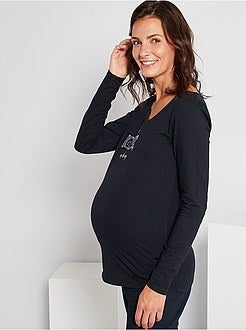 T-shirt zwangerschapsaankondiging 'Ecodesign' - Kiabi