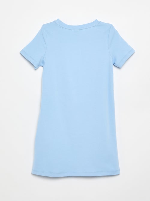 T-shirtjurk met knoop aan de zijkant - Kiabi