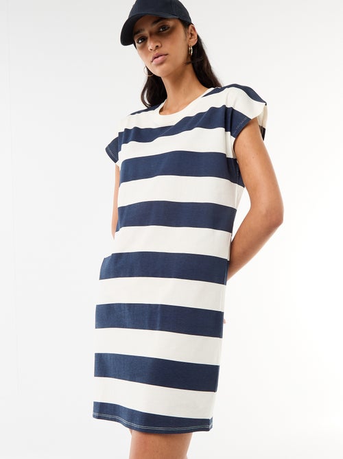T-shirtjurk met korte mouwen - Kiabi