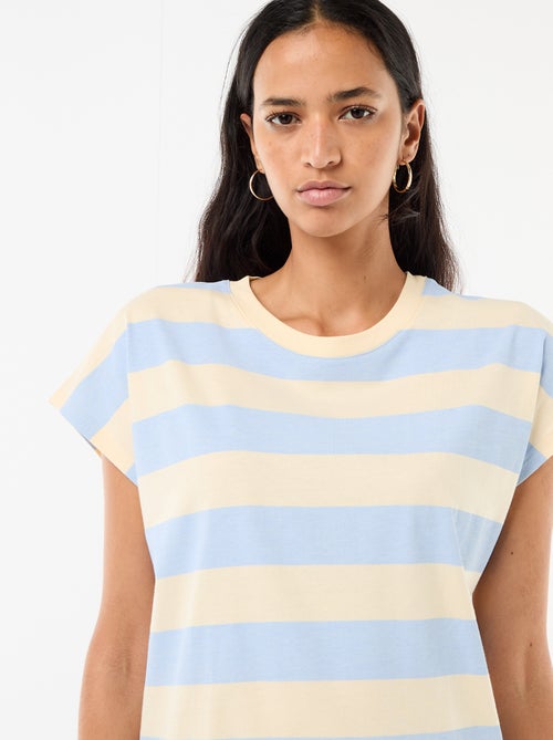 T-shirtjurk met korte mouwen - Kiabi
