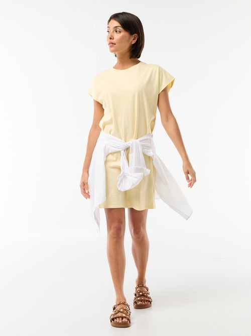 T-shirtjurk met korte mouwen - Kiabi