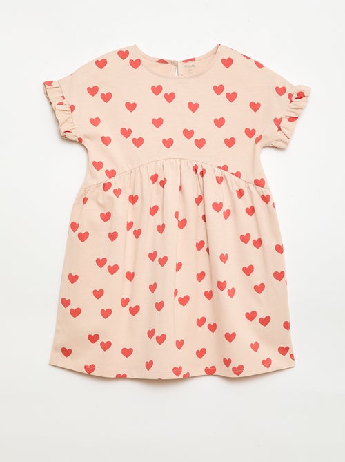 T-shirtjurk met luipaardprint - Kiabi